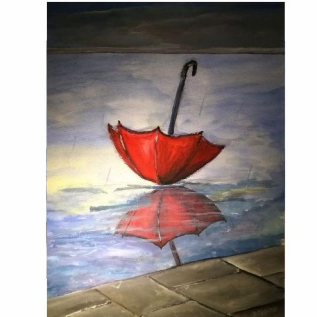 Der Rote Schirm